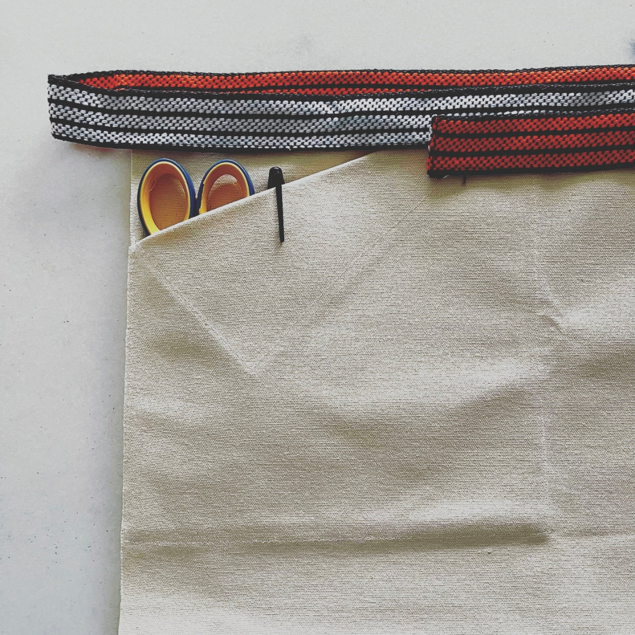 Maekake Apron- Cream White