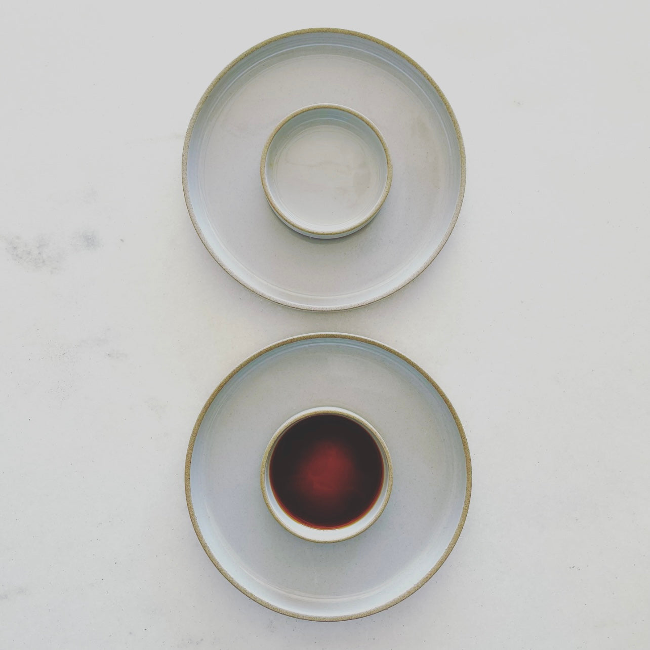 Snack Plate & Condiment Dish