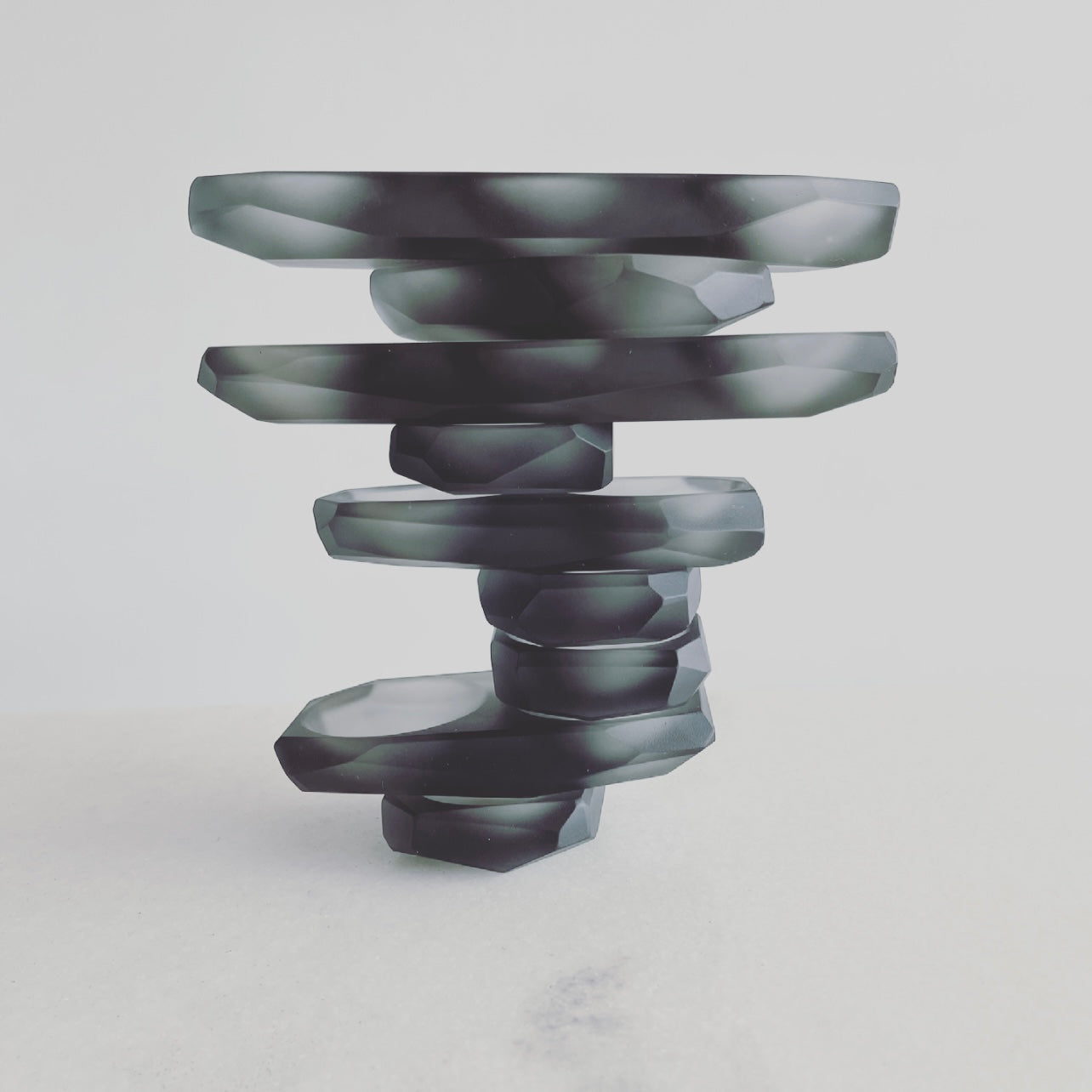 Faceted Cellars- Black Glass