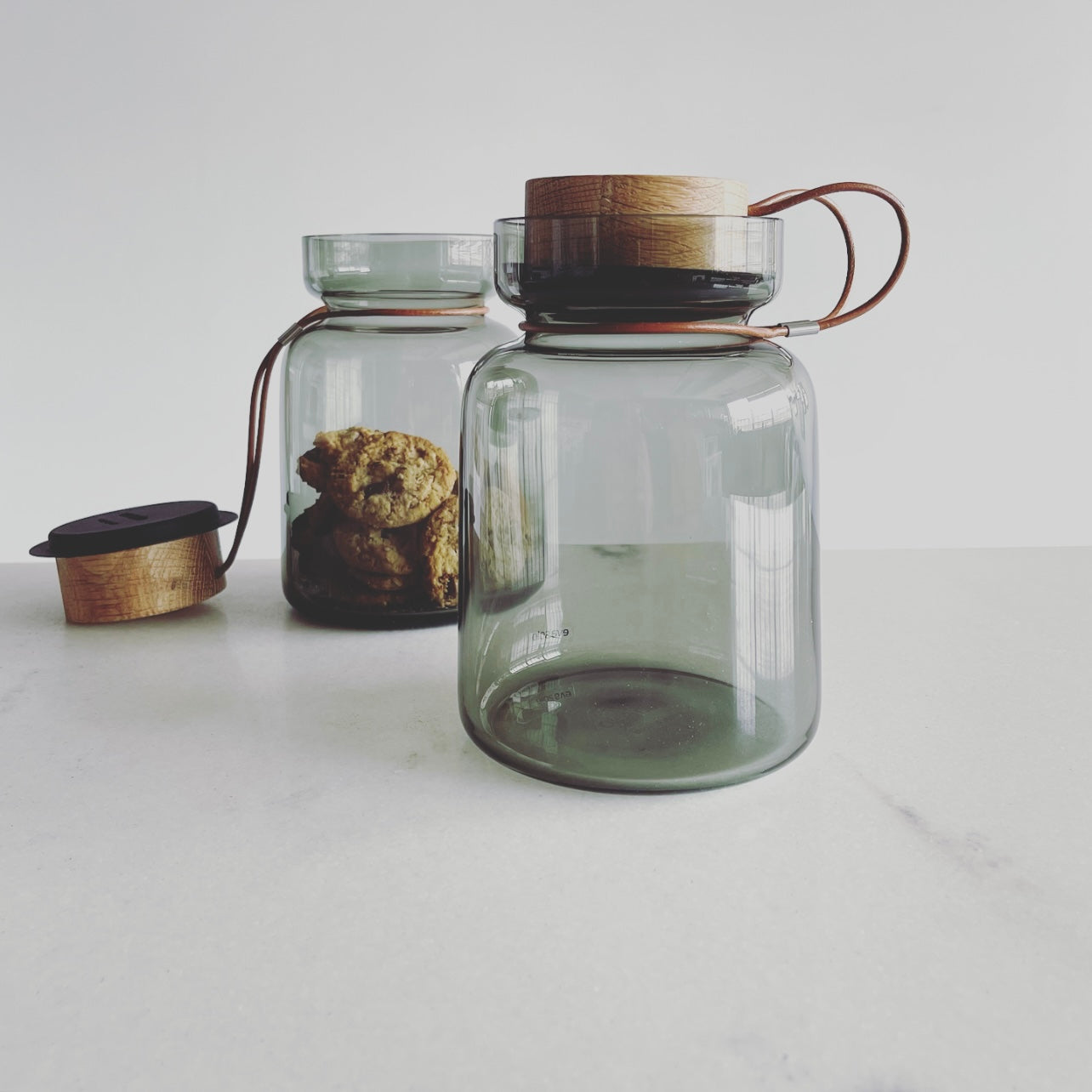 Silhouette Storage Jar