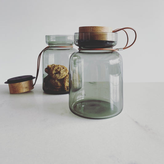 Silhouette Storage Jar