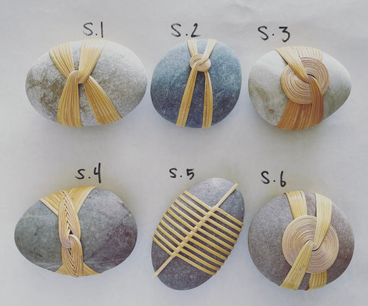 Mindful Objects Woven Stones